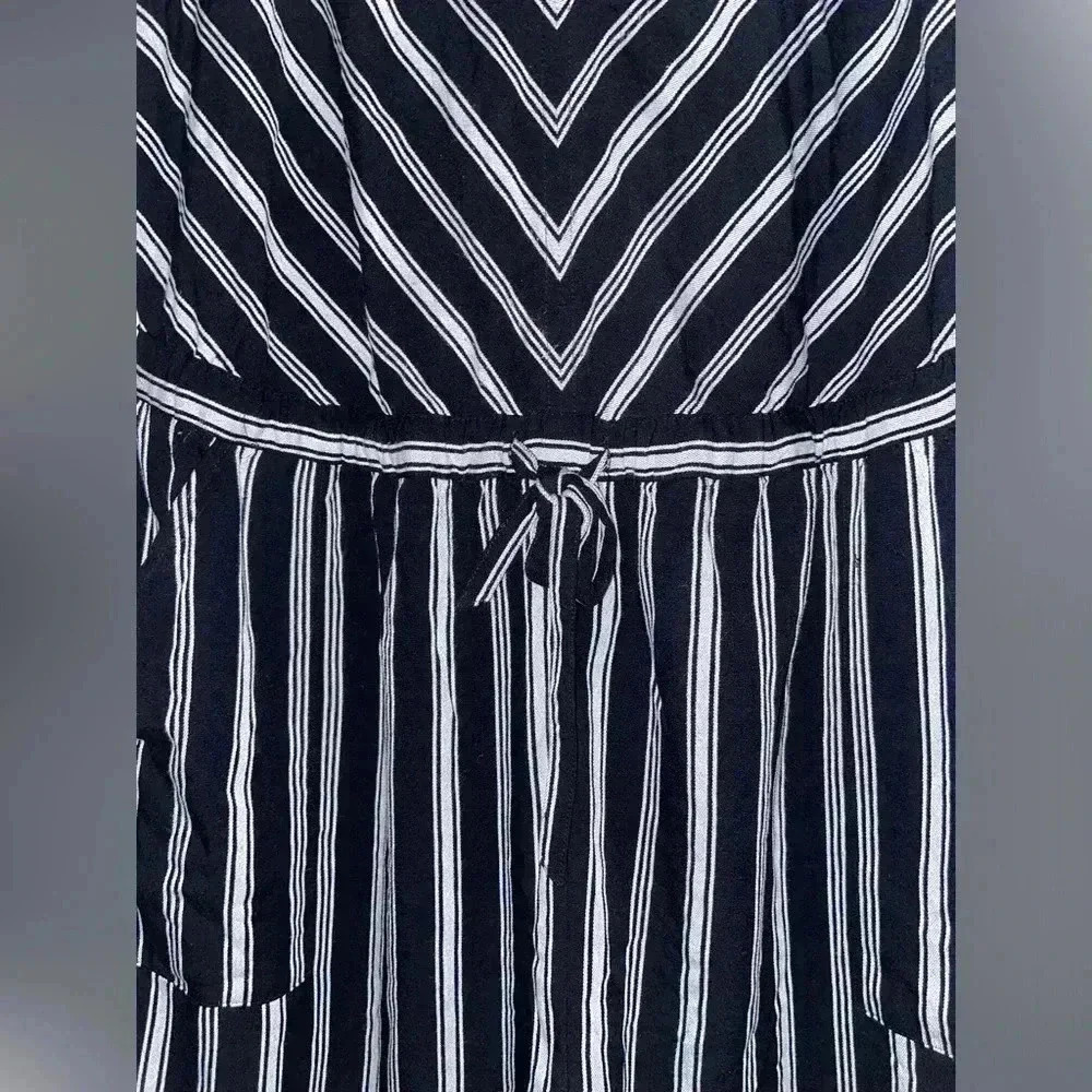 Christopher & Banks Women’s Petite XL Striped Jumpsuit - Picture 2 of 7